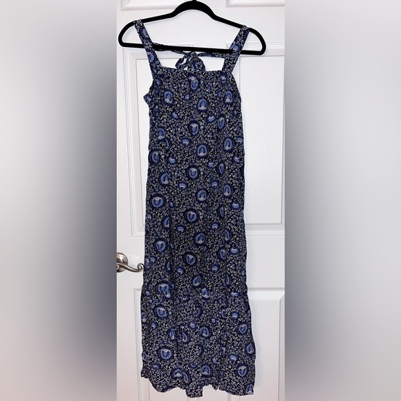 Old Navy Blue Floral Midi Skirt - Picture 1 of 3